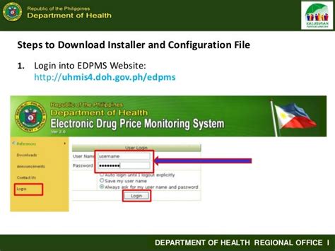 edpms.doh.gov.ph log in|Browser Check.